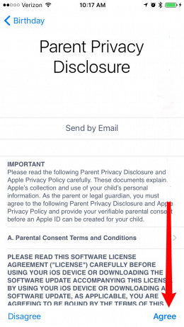 agree parent privacy disclosure agreement