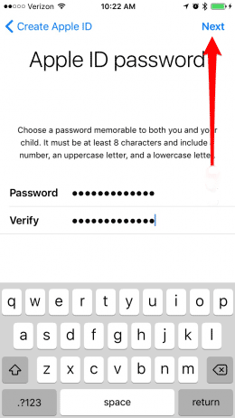 set password