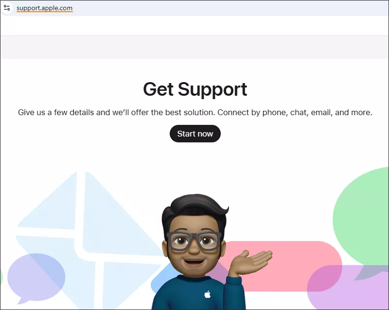 Contact Apple Support