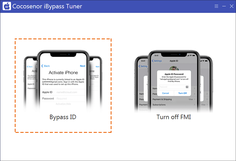 select bypass id