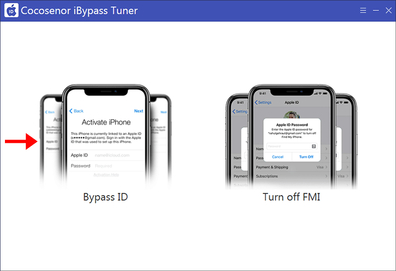 choose Bypass ID