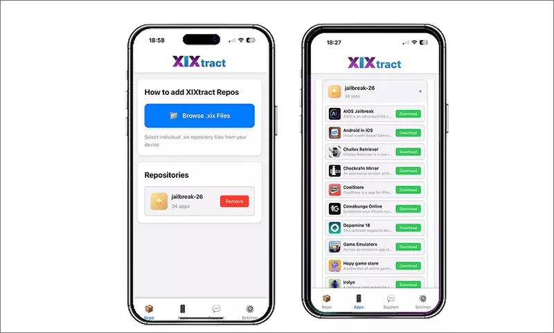 jailbreak iOS 26 with XIXtract