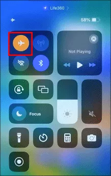 enable Airplane Mode