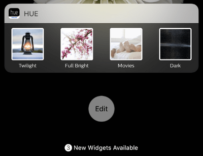 edit widgets