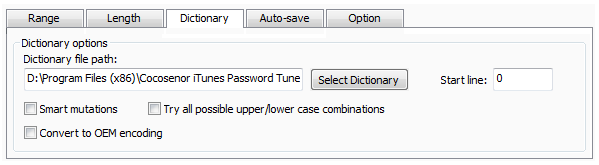 set dictionary attack