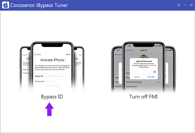 choose Bypass ID