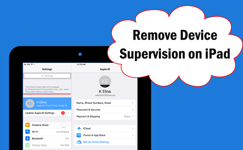 remove device supervision from iPhone