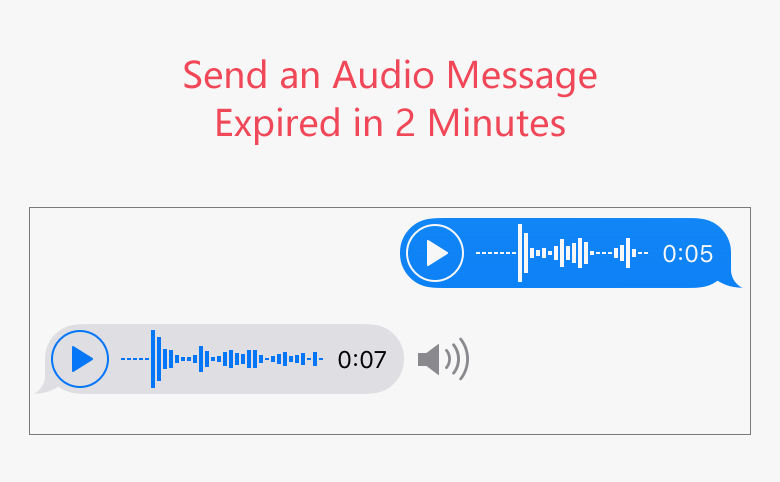 send and audio