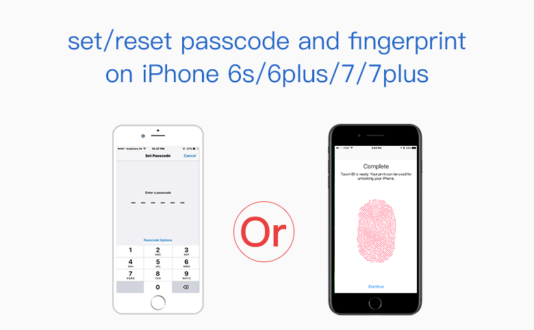How to set/reset passcode and fingerprint on iPhone 6s ...