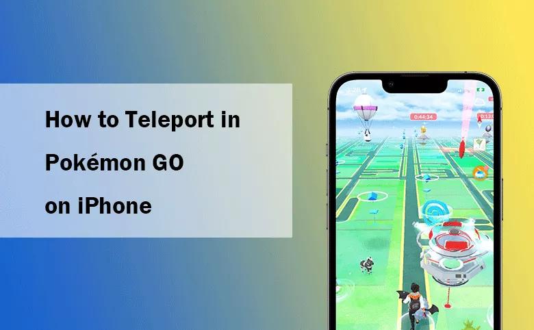 teleport in Pokémon GO on iPhone