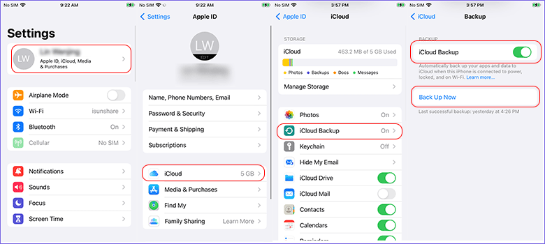 icloud backup