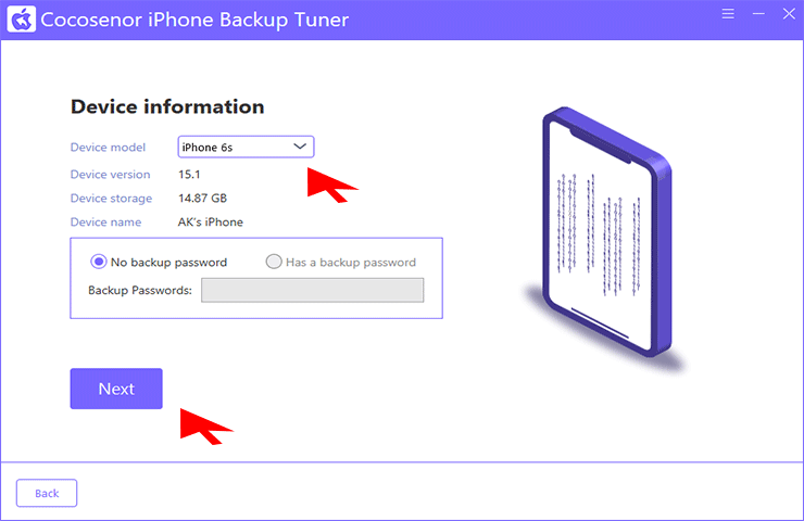 device information