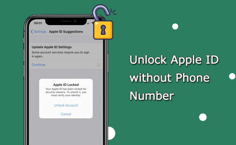 unlock Apple ID without phone number