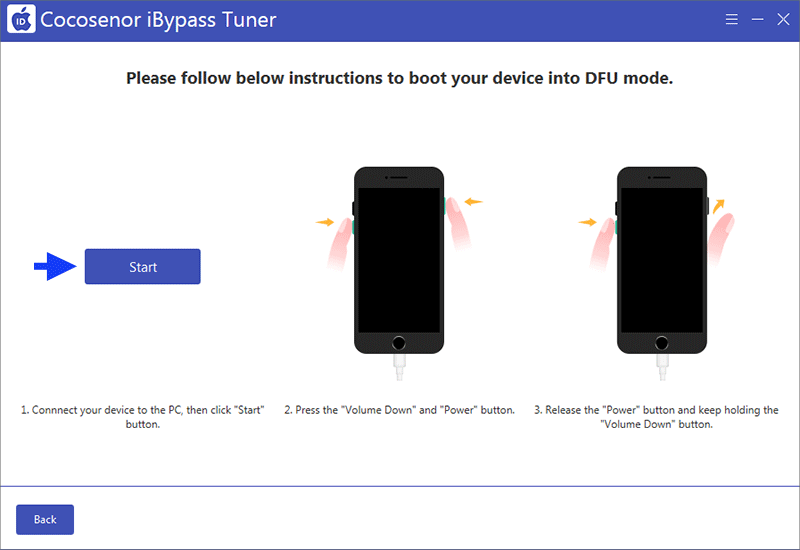 manually boot iPhone into DFU mode