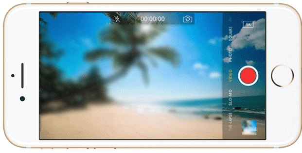 video mode on iPhone