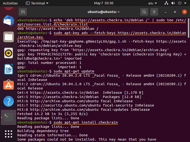 install checkra1n on Ubuntu
