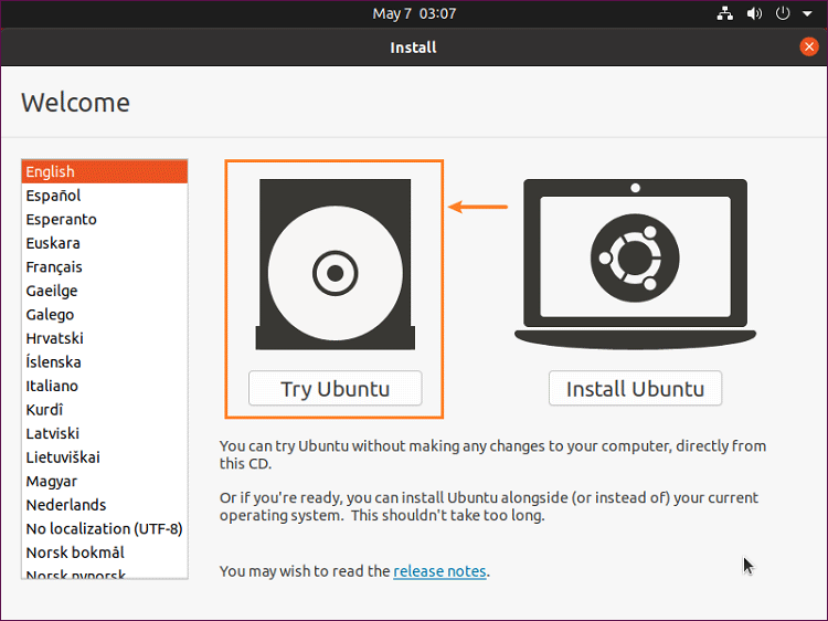try Ubuntu