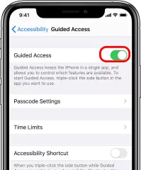 enable Guided Access