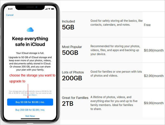 icloud storage pricing