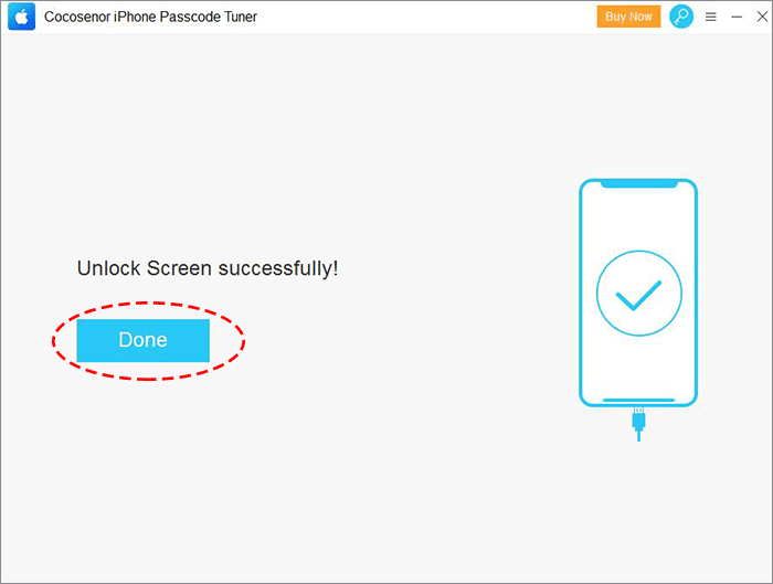 unlock iPhone done
