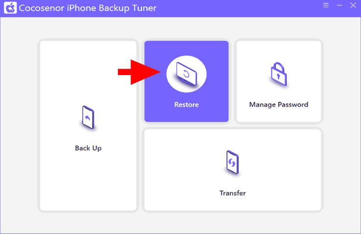 cocosenor iphone backup tuner