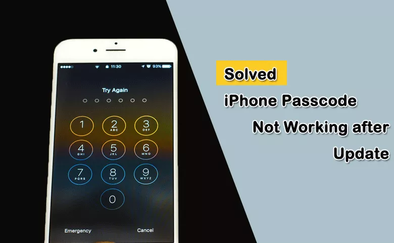 solved-iPhone passcode not working after update