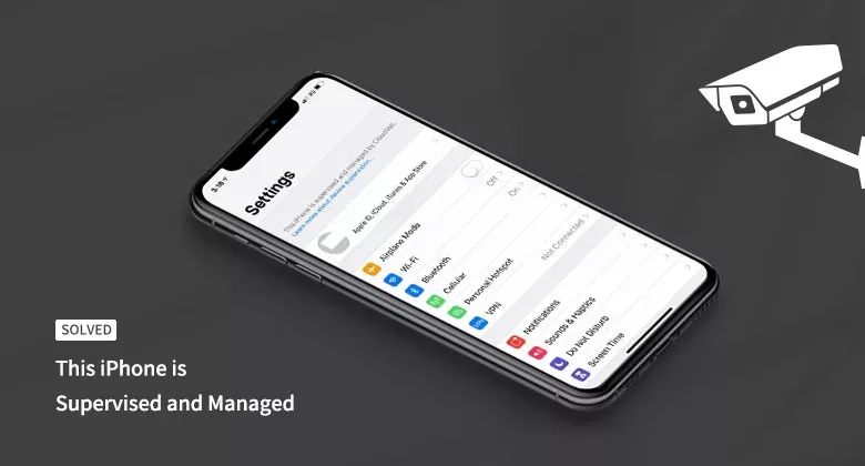 Solved--This iPhone is Supervised and Managed By
