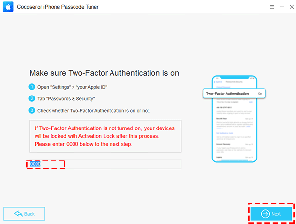 confirm  Two-Factor Authentication is on