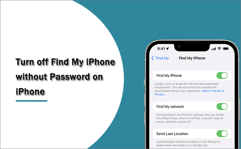 turn off Find My iPhone without password on iPhone