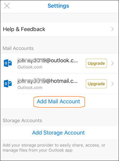 add mail account