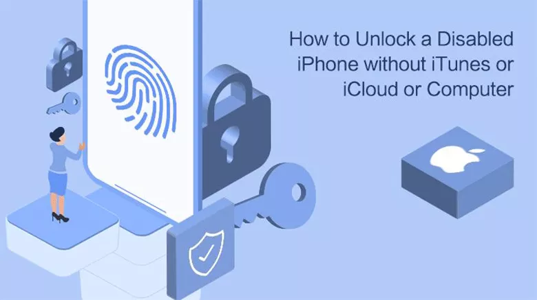 unlock disabled iPhone without iTunes or iCloud or Computer