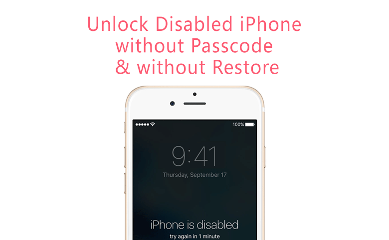 iphone passcode reset without restore