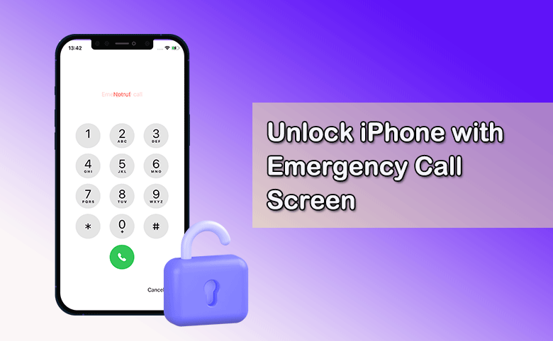 unlock iPhone with emergency call screen