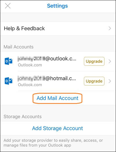 add mail account