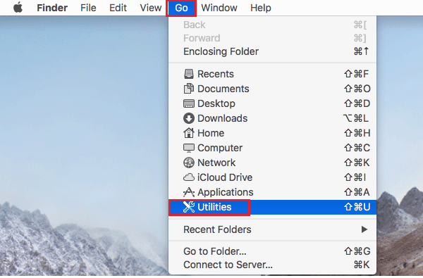 open utilities on mac