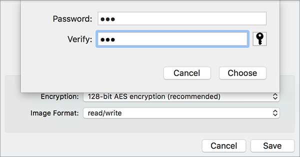 set a password for folder
