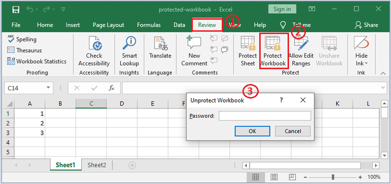 how to unprotect sheet in excel mac os