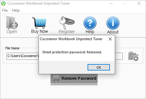 remove excel password