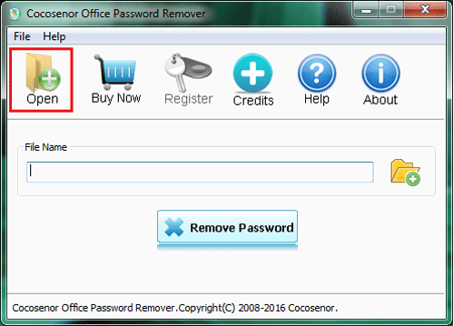 click open to import word document