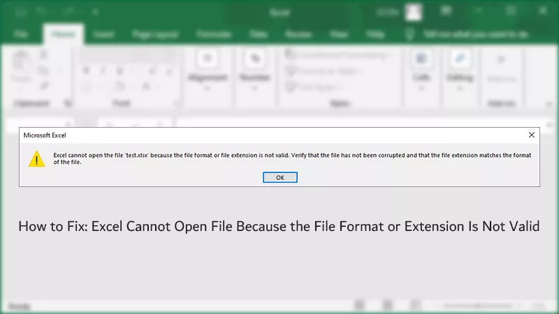 File extension is not valid