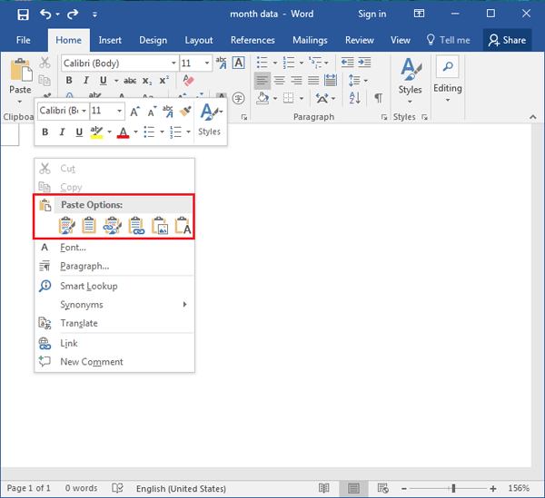 what is keep source formatting in word