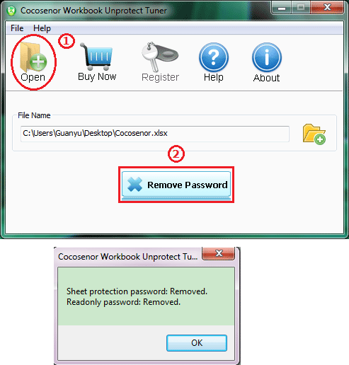 remove excel sheet password