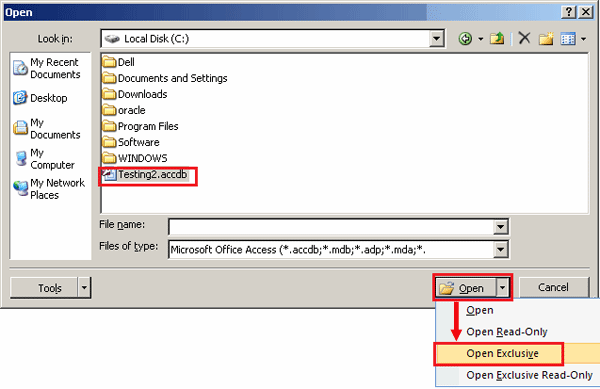 open access 2007 database exclusively