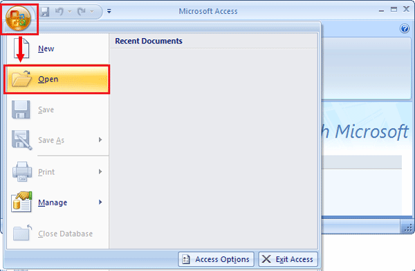 open access database 2007