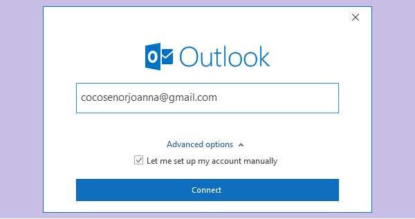 what are the correct outlook email settings for gmail
