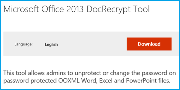 download docrecrypt tool