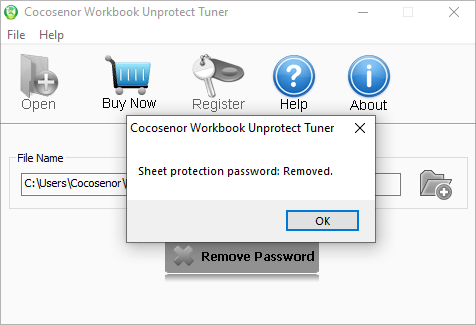 remove editing protection from Excel