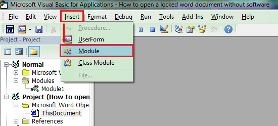 How To Open A Locked Word Document Free Without Software