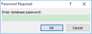 enter database password