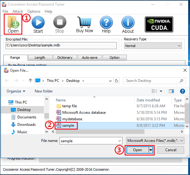 import access file